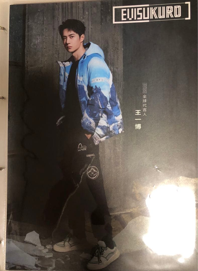 王一博 カードバインダー＋A4・Pカード他 用リフィル50枚付 アルバム z