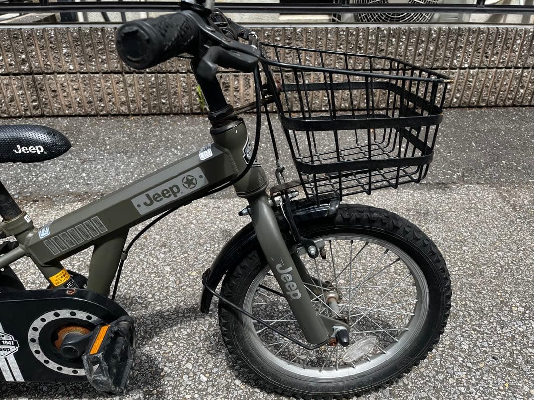 Jeep 子供用自転車 カーキ　16インチ