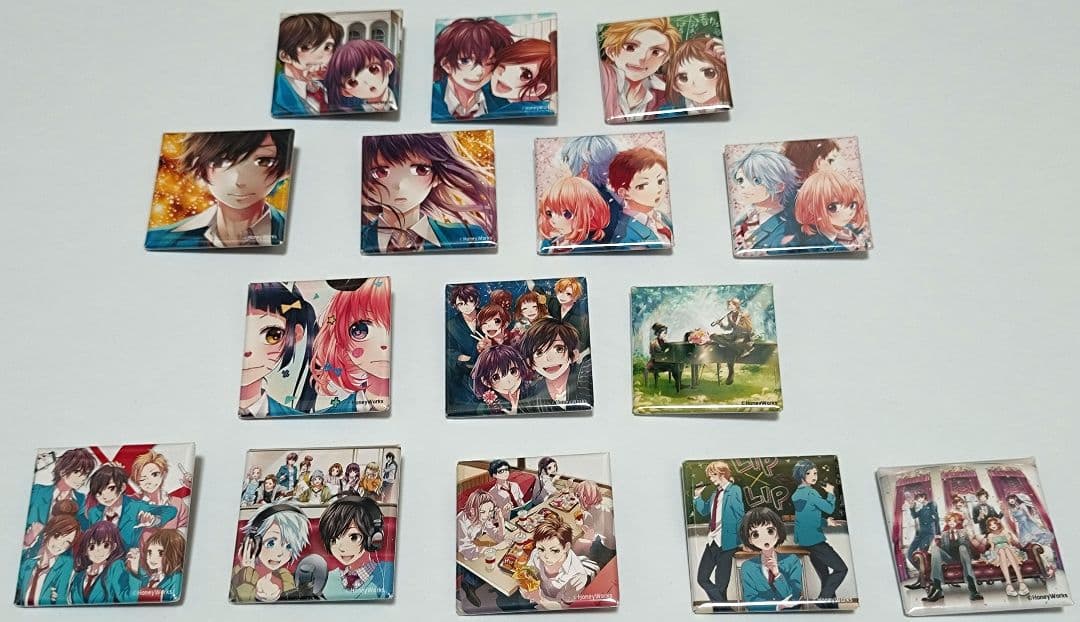 ハニワ 2017年頃発売 タワレコ限定 バッジ14種＋1点 15点セット