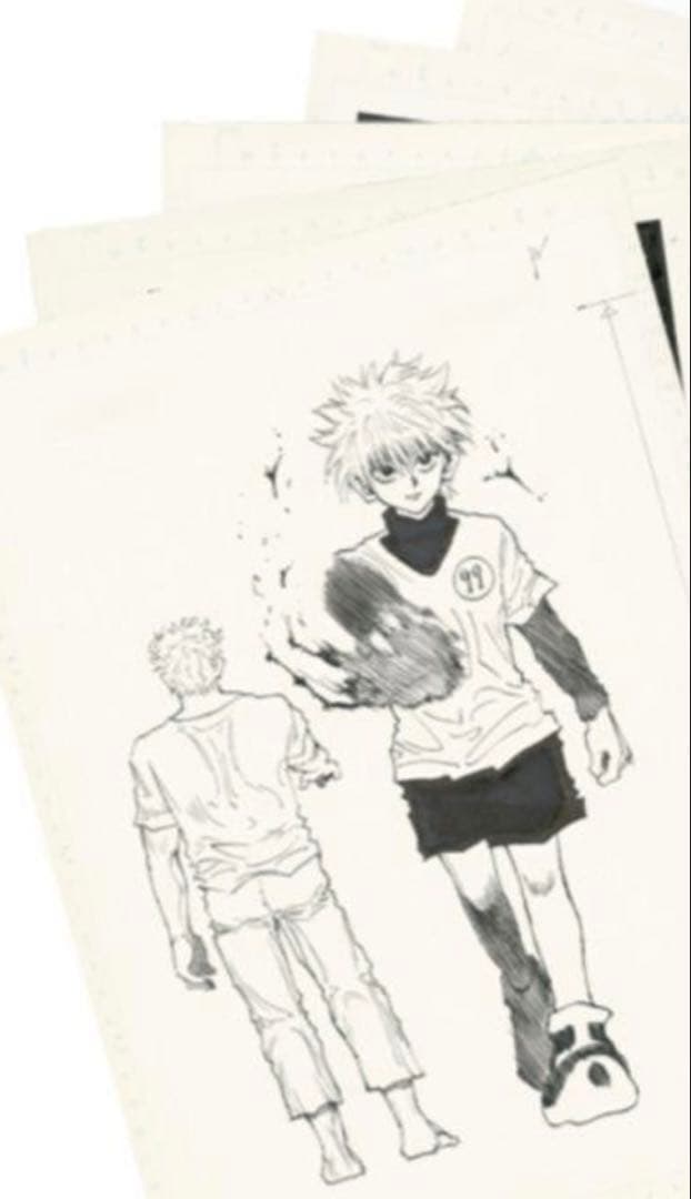 冨樫義博展　複製原画　決着　これから HUNTER×HUNTER 希少品