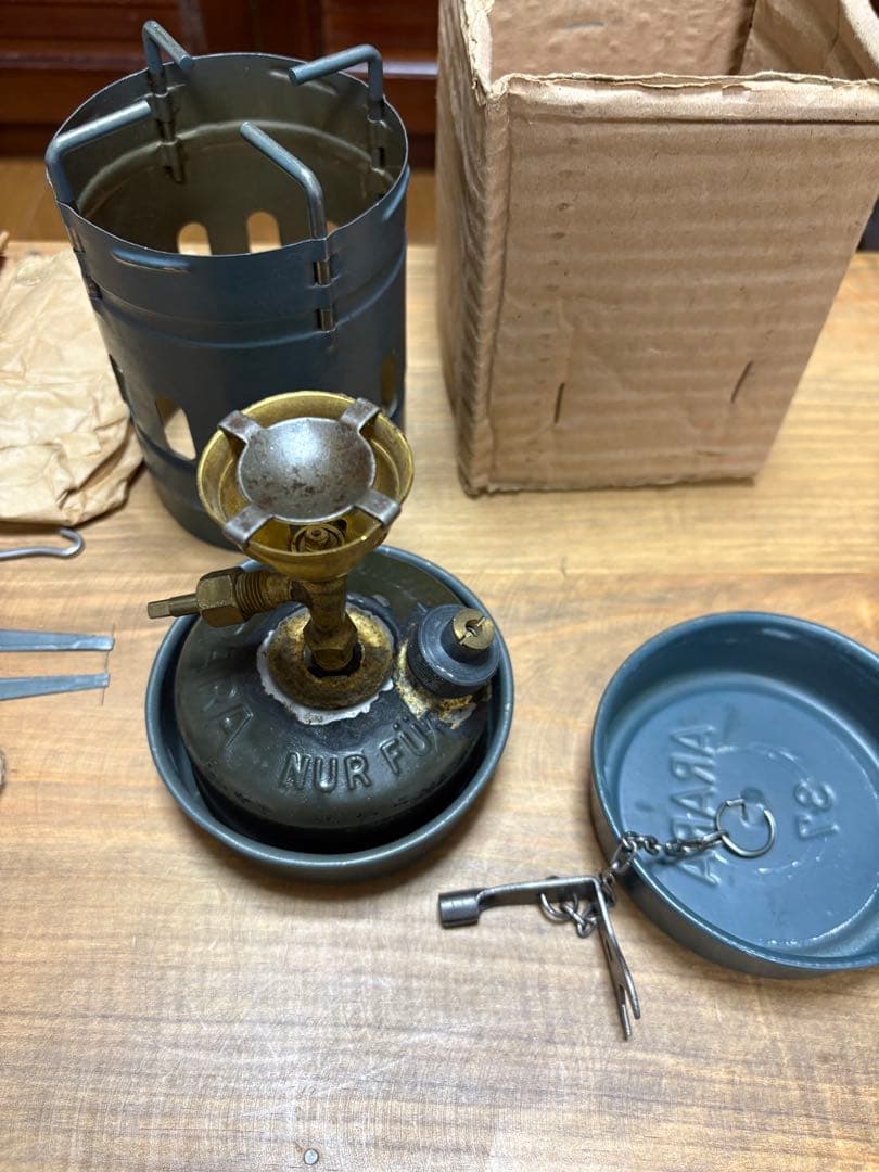 目玉　ARARA37 WW2ドイツ軍分隊ストーブ未点火品