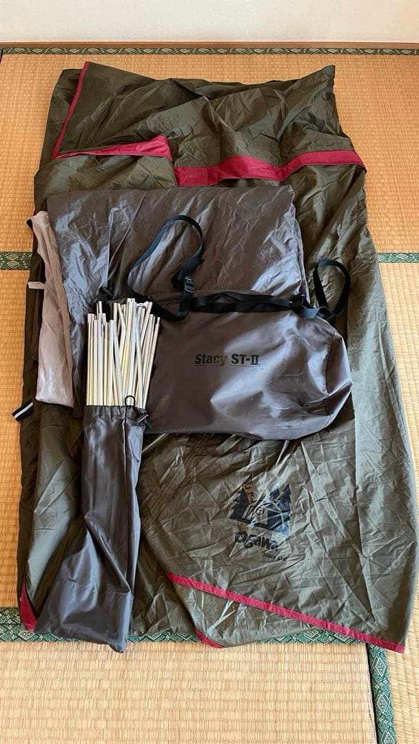 オガワ　ステイシー ST-Ⅱ カーキ　スタンディングテープ付き