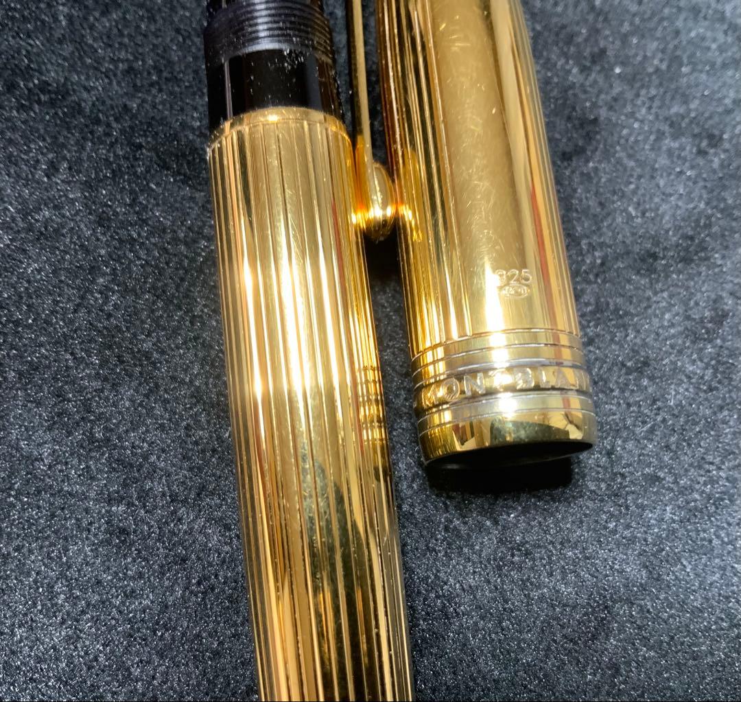 モンブラン　ソリテール　147 トラヴェラー　純銀にゴールド　18K B