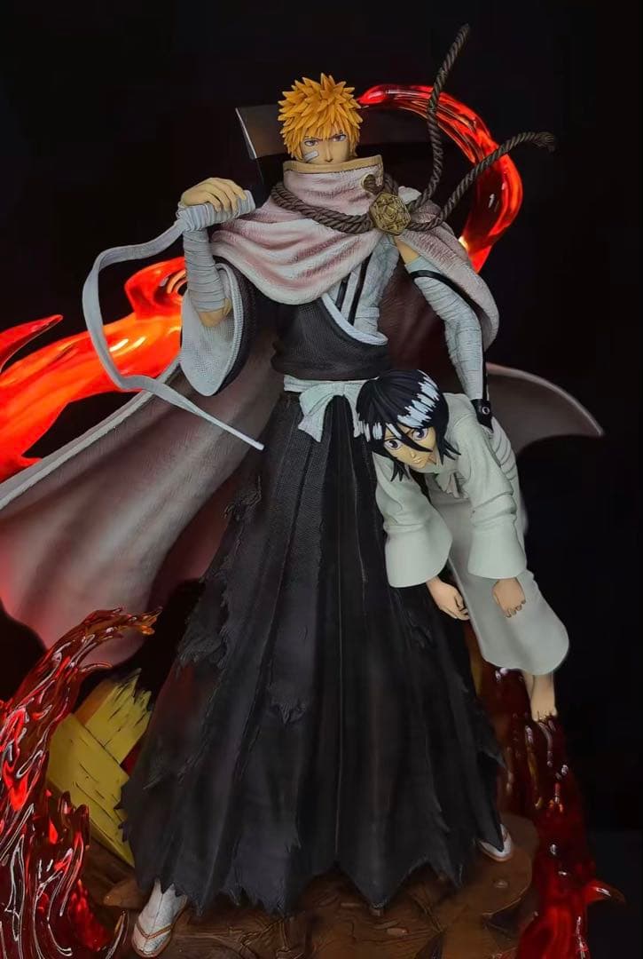 BLEACH 黒崎一護 ガレージキット ガレキ スタチュー⑧①