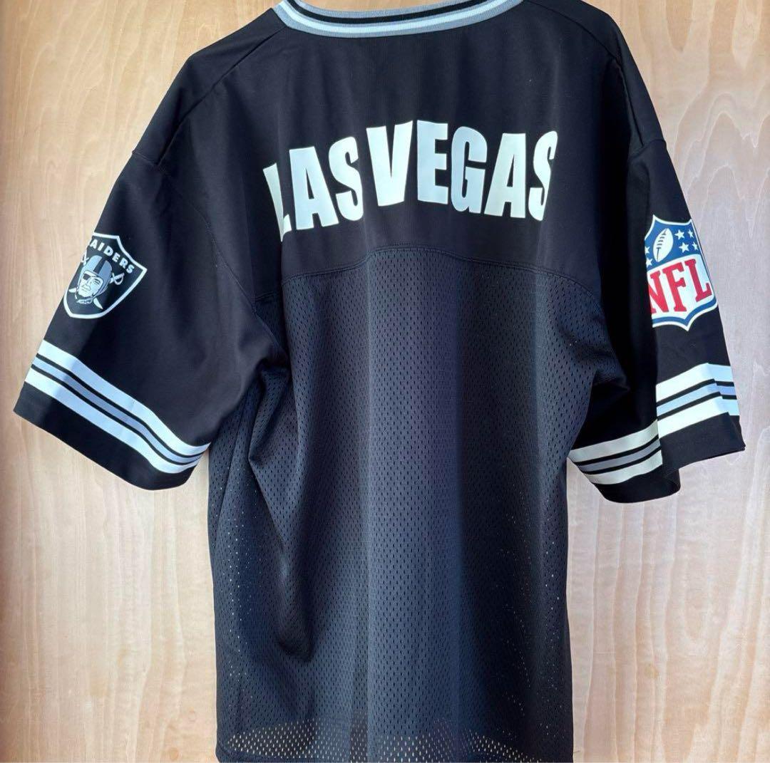 (激レア) NFL レイダースラスベガス メッシュゲームシャツ