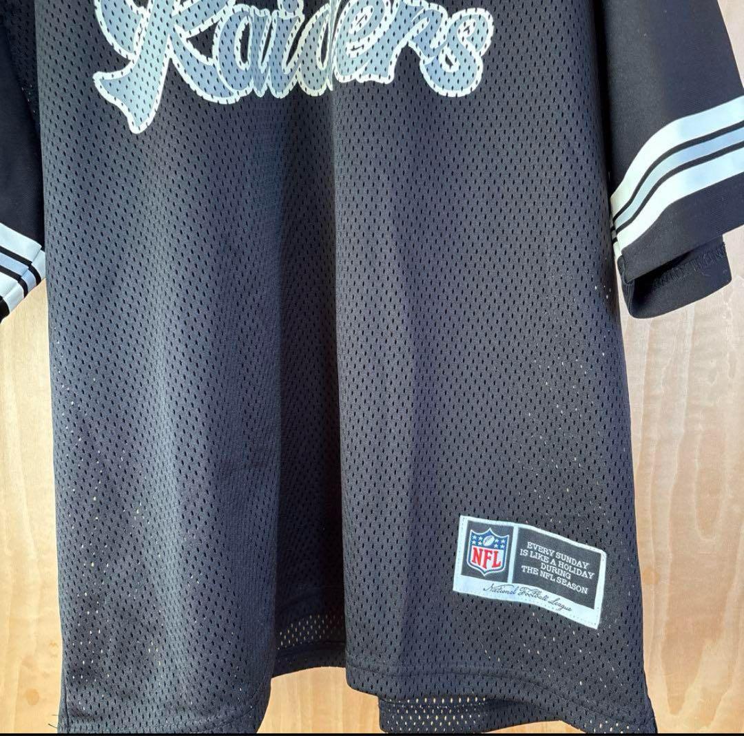 (激レア) NFL レイダースラスベガス メッシュゲームシャツ