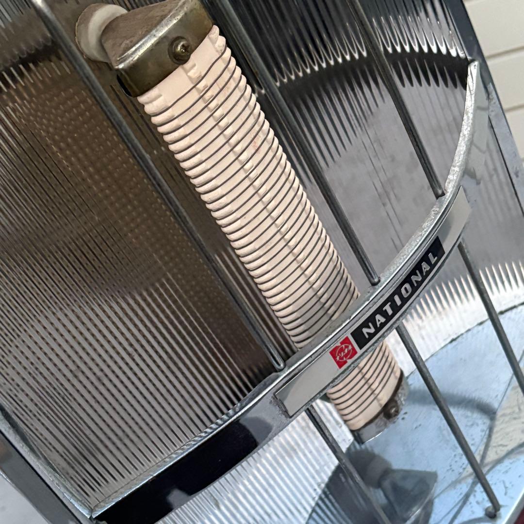 激レア■昭和レトロ■ナショナル■三面ストーブ