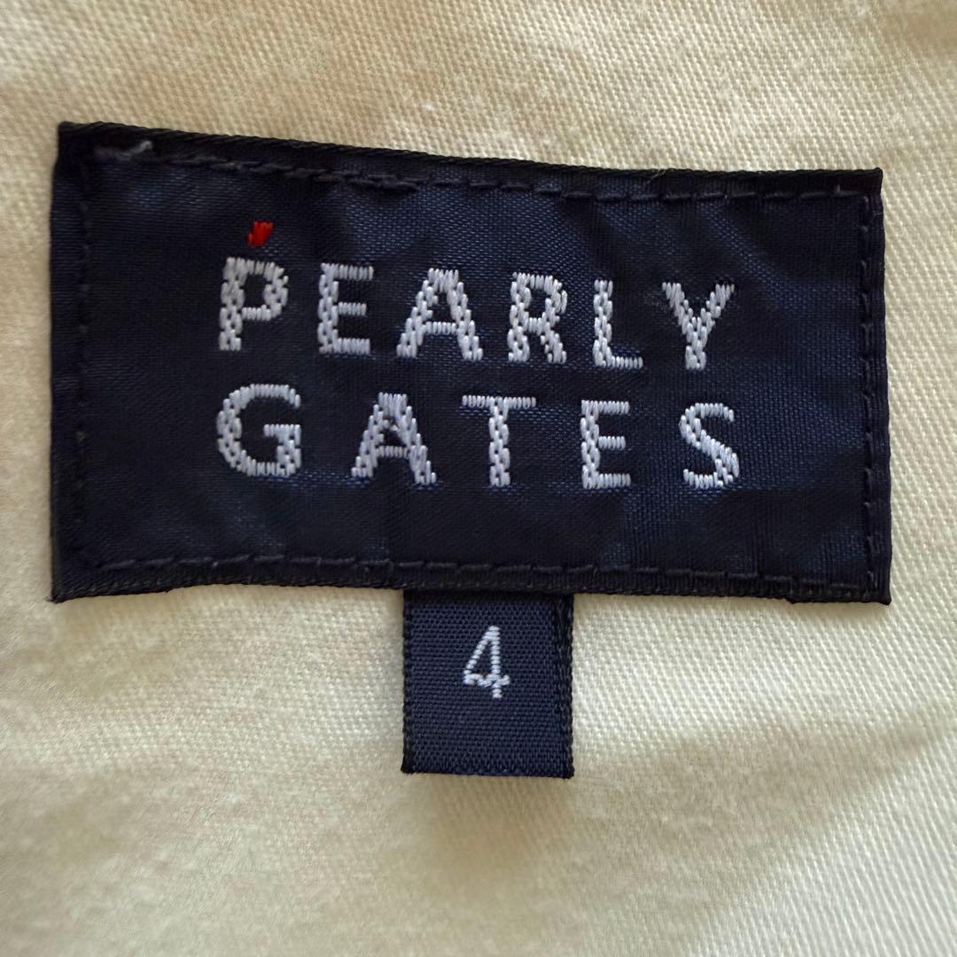 パーリーゲイツ　ジョガーパンツ　白　M〜L相当　コットン素材　ストレッチ　4