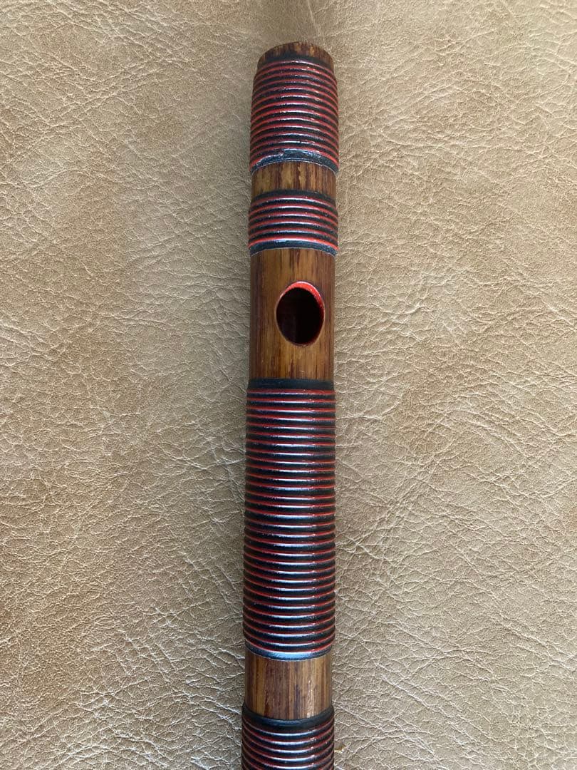 篠笛蘭情(照)管　唄もの(ドレミ調)六本調子　朱総巻