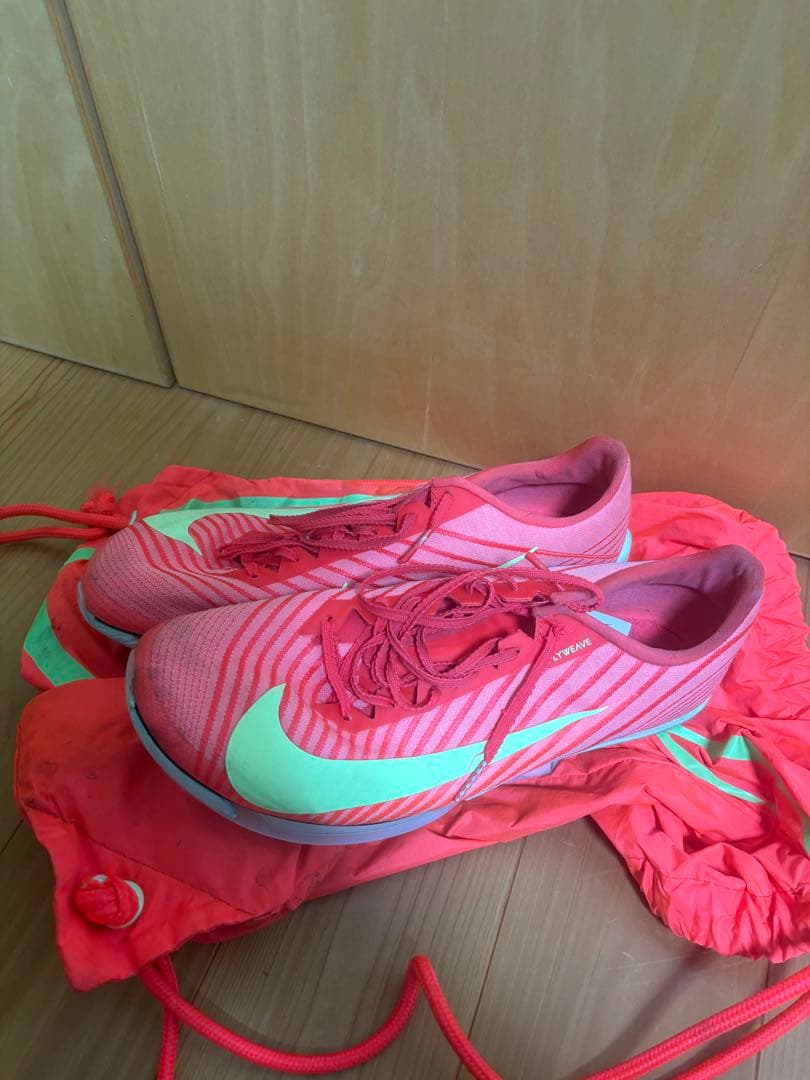 Nike スパイク・シューズ ピンク　マックスフライ27cm