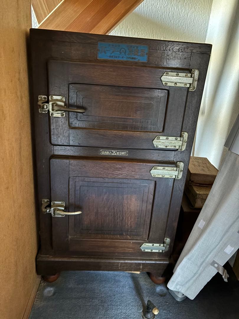 昭和レトロ　冷蔵庫　パーラー冷蔵器　アンティーク