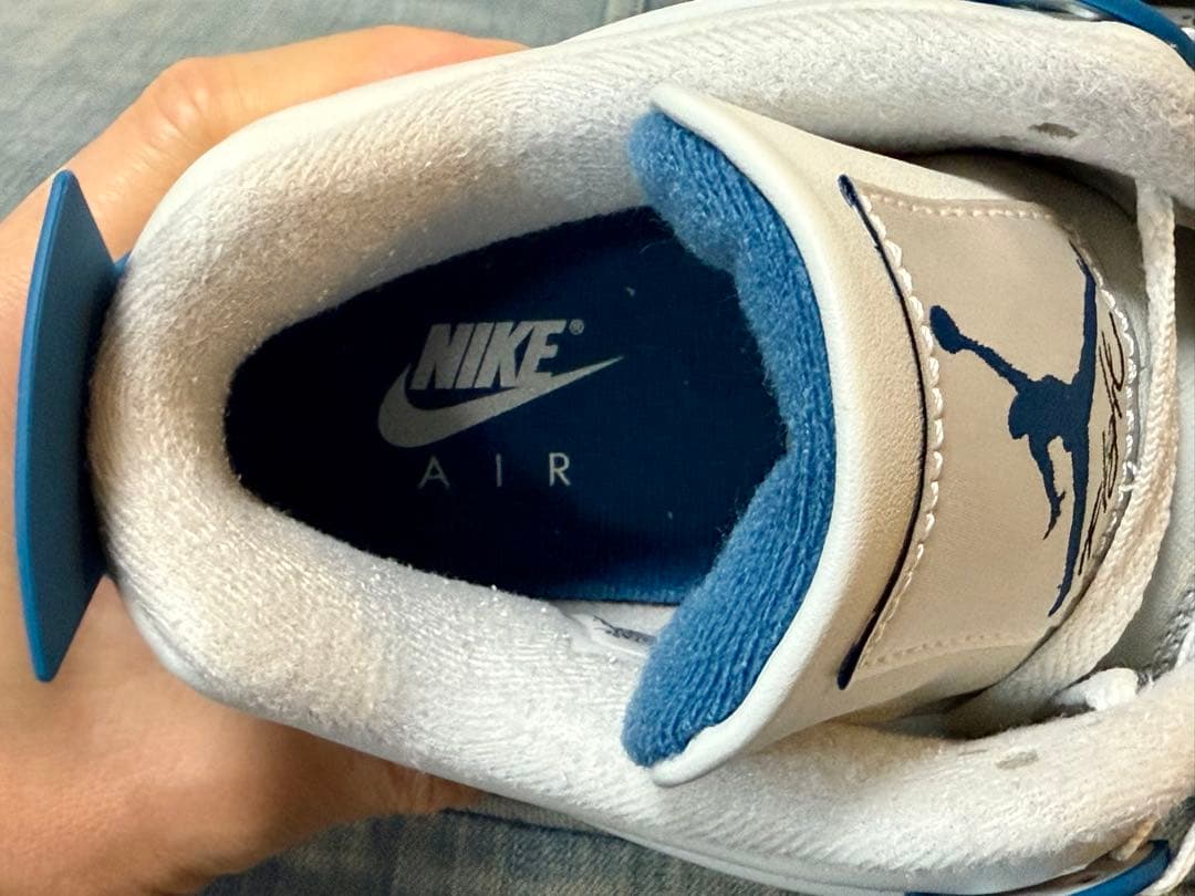 【1度のみ着用✨️極美品】ナイキ エアジョーダン 4 ミリタリーブルー 29cm