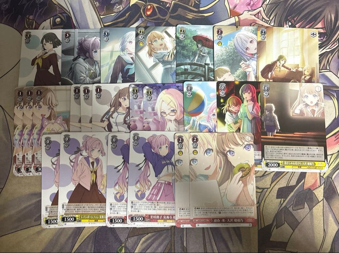 ヴァイスシュヴァルツ 蓮ノ空 8電源 デッキ ＋調整パーツ付き