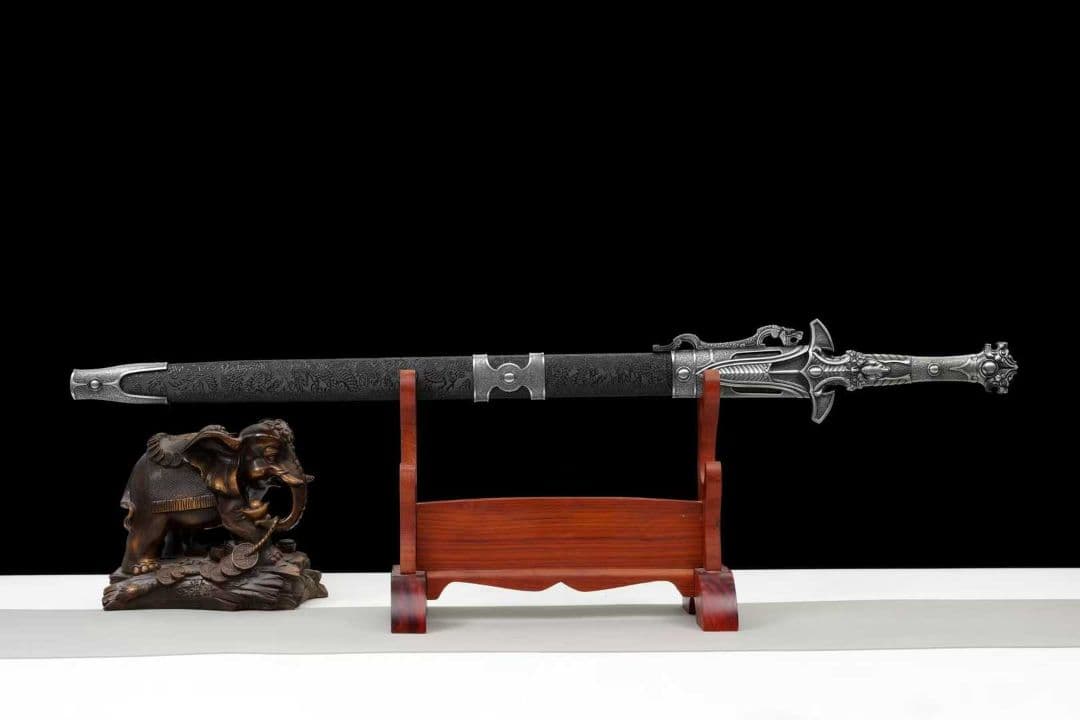 【天玉の剣】古兵器 武具 刀装具 日本刀　模造刀 居合刀 武士道 鑑賞用 美術刀