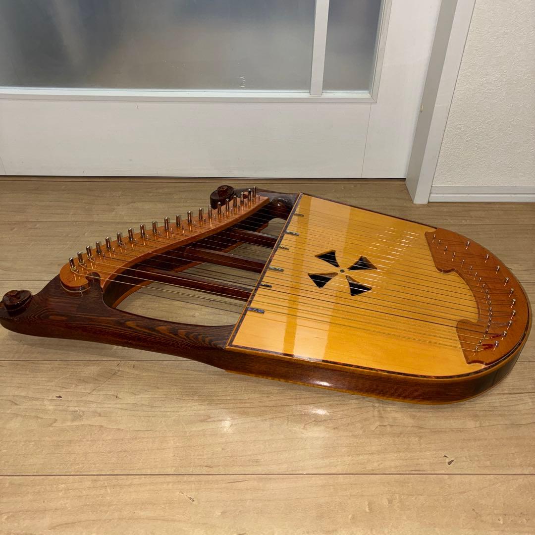 美品　木製ハープ エンジェルスハープ　ミニハープ　ライアーハープ　ハープ