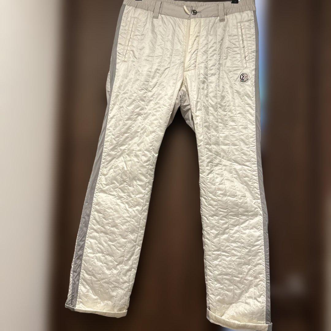 and per se キルティングゴルフパンツ ホワイト