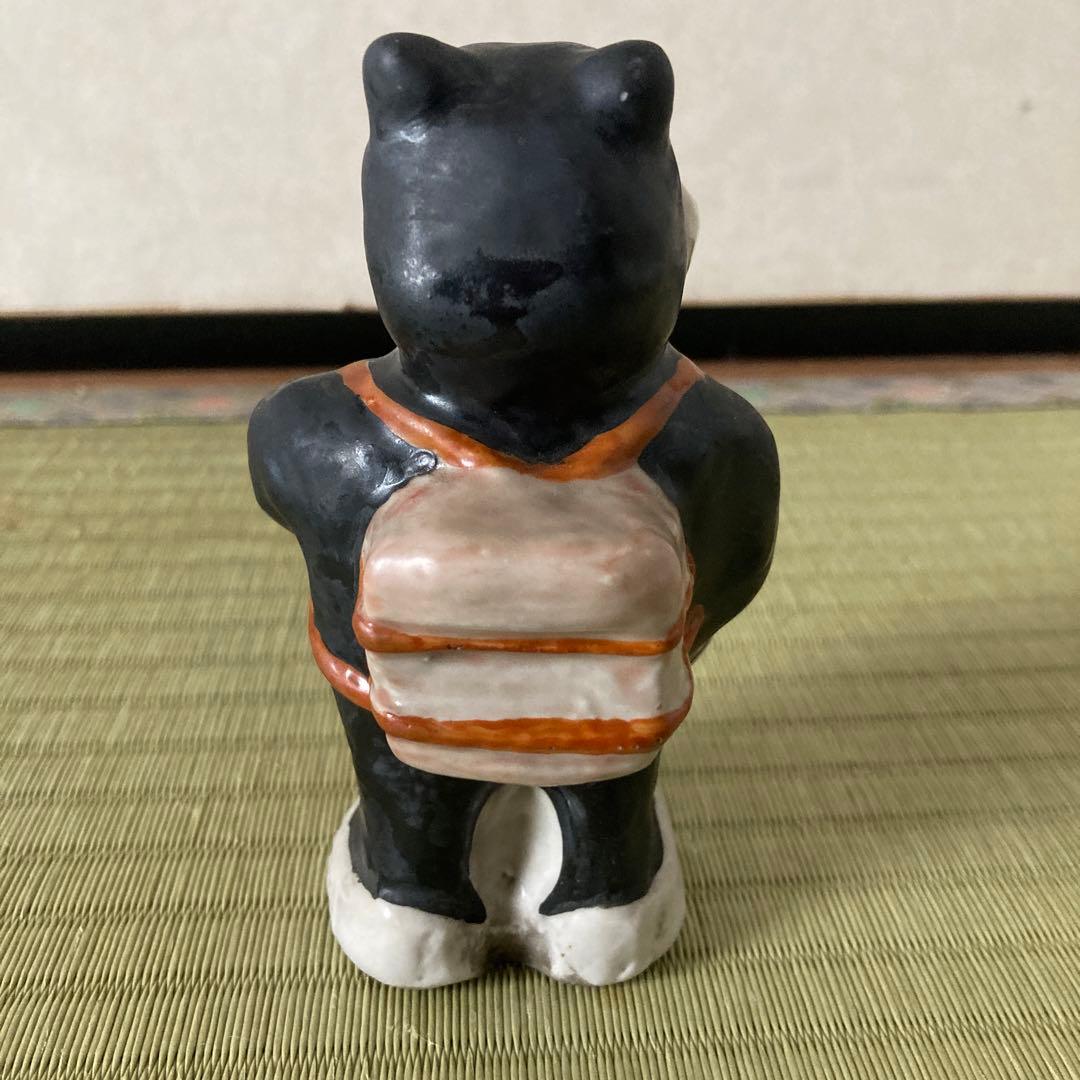 昭和初期のノラクロ三等兵の陶器製の人形になります