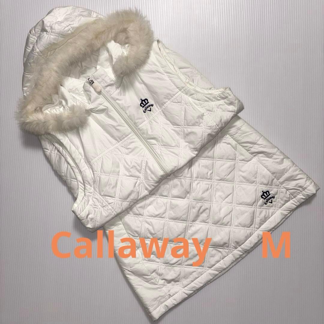 Callaway キャロウェイ セットアップ　フード付きベスト&スカート M