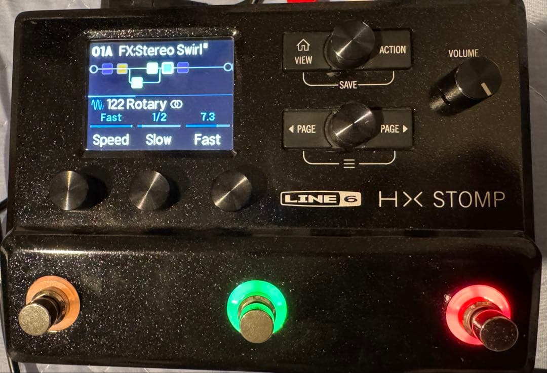 LINE6 HX STOMP 電源アダプターが社外製 送料無料 エフェクター