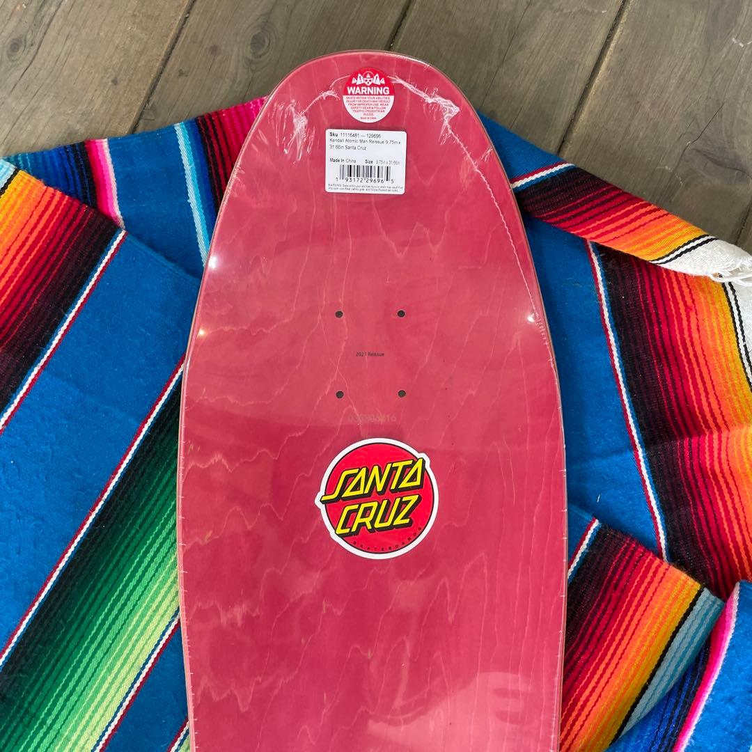 Santa Cruz Jeff Kendall アトミックマン スケボーデッキ