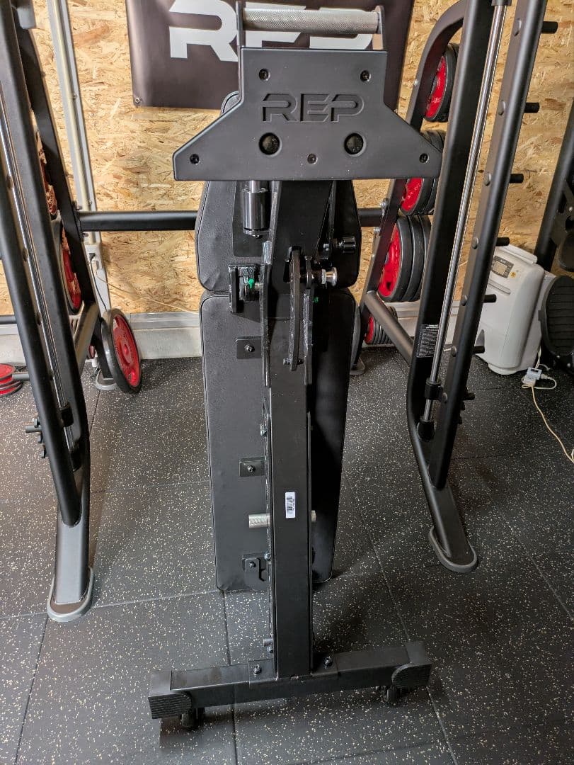 REP Fitness BlackWingアジャスタブルベンチ レッグローラー付