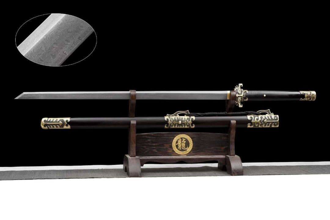 【鬼面唐横刀】古兵器 刀装具 日本刀　模造刀 居合刀 武士道 鑑賞用 美術刀