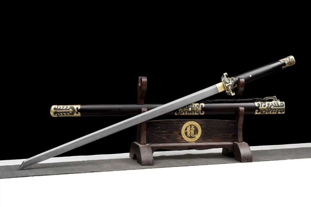 【鬼面唐横刀】古兵器 刀装具 日本刀　模造刀 居合刀 武士道 鑑賞用 美術刀