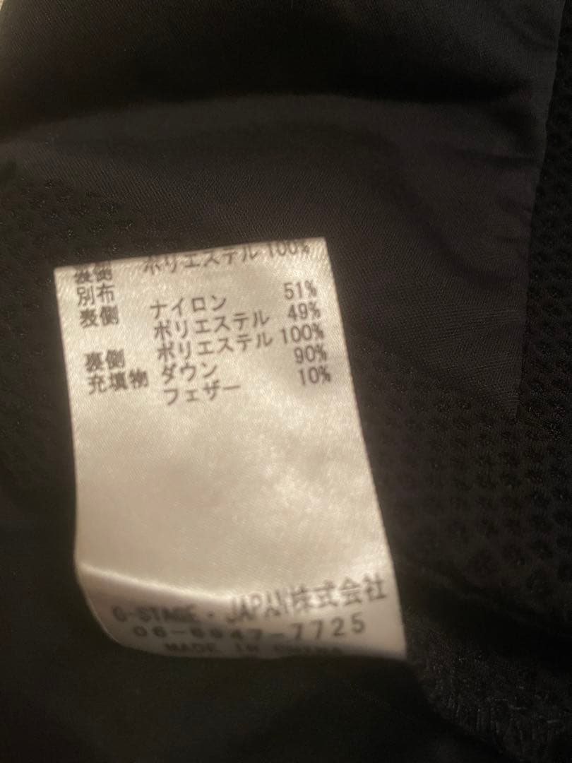 ゴルフ用 黒 ダウンデザインパンツ