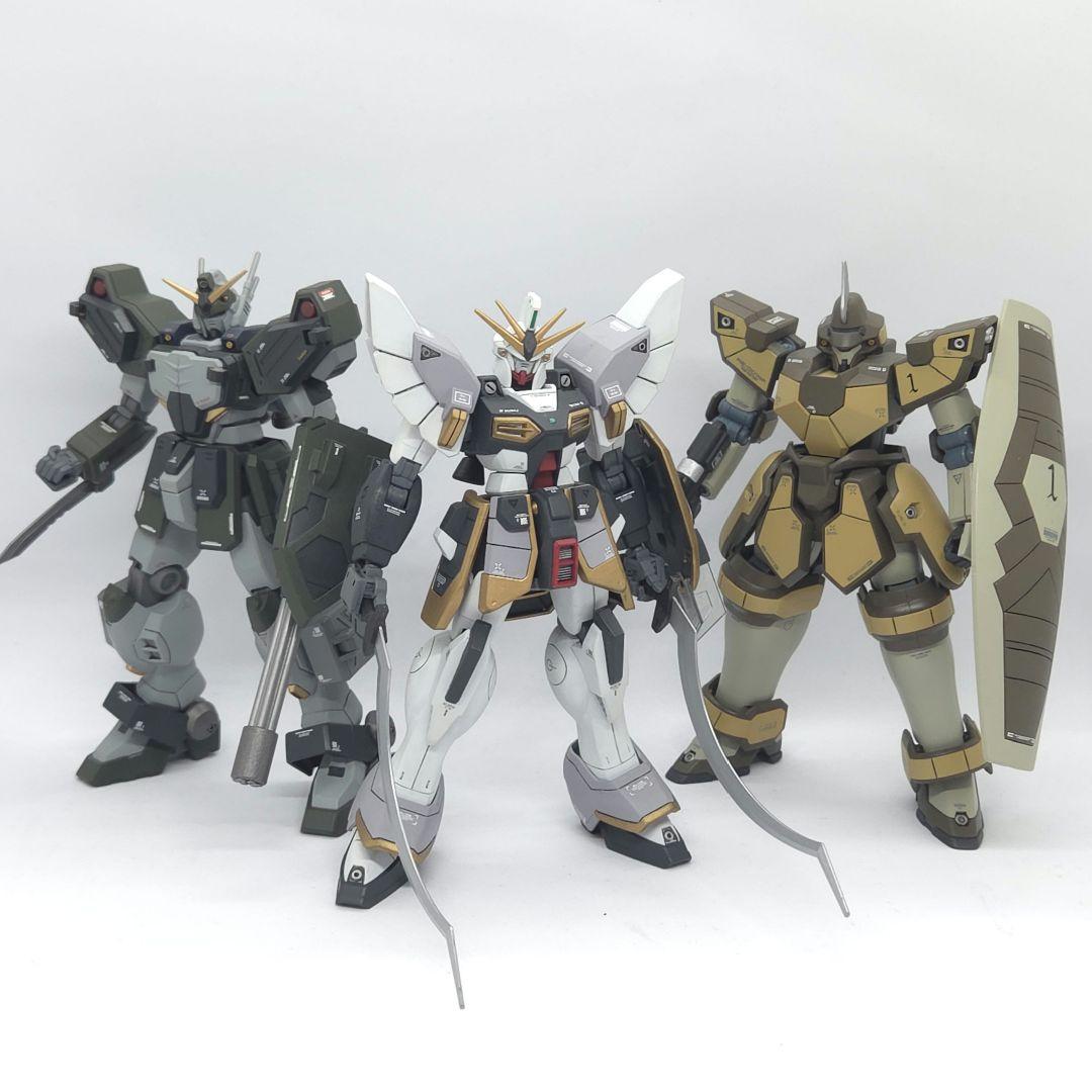 HG　ガンダムサンドロック　ヘビーアームズ　マグアナック　塗装完成品　ガンプラ