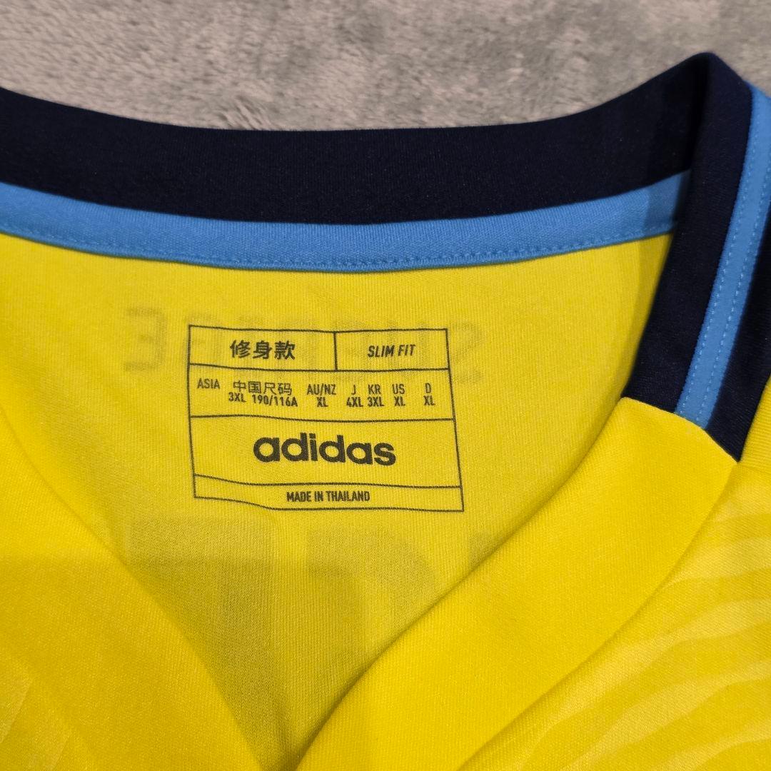 スウェーデン代表　クルゼフスキ　ユニフォーム　4XL　adidas　アディダス