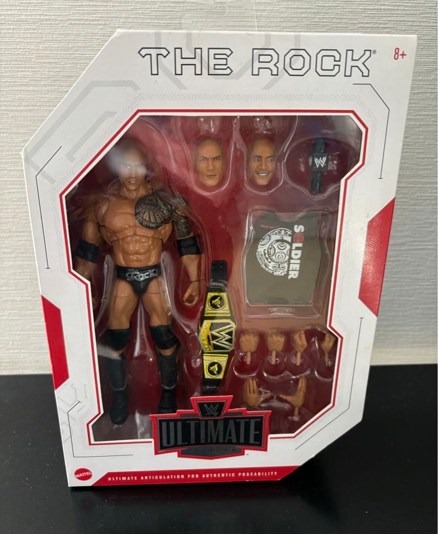 Mattel WWE Elite Ultiamte The Rock 新品