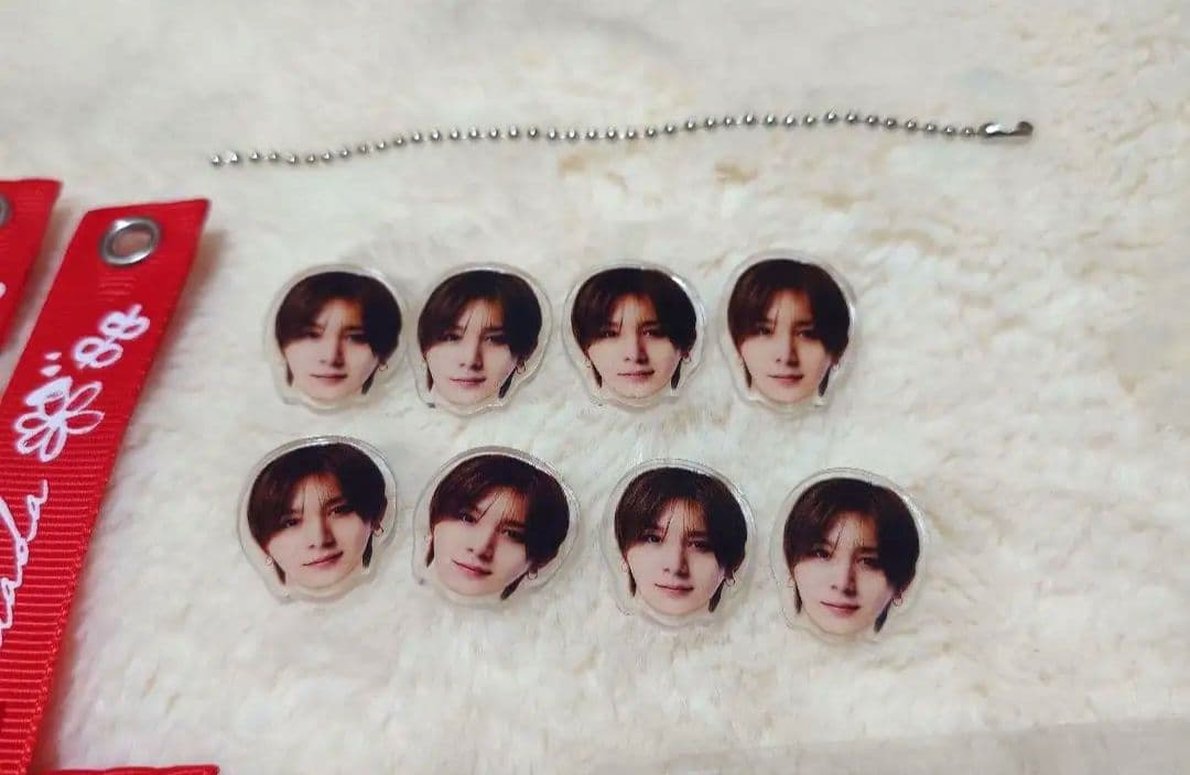 ハニカミ山田涼介 Hey！Say！JUMPアクリルチップキーホルダー8セット