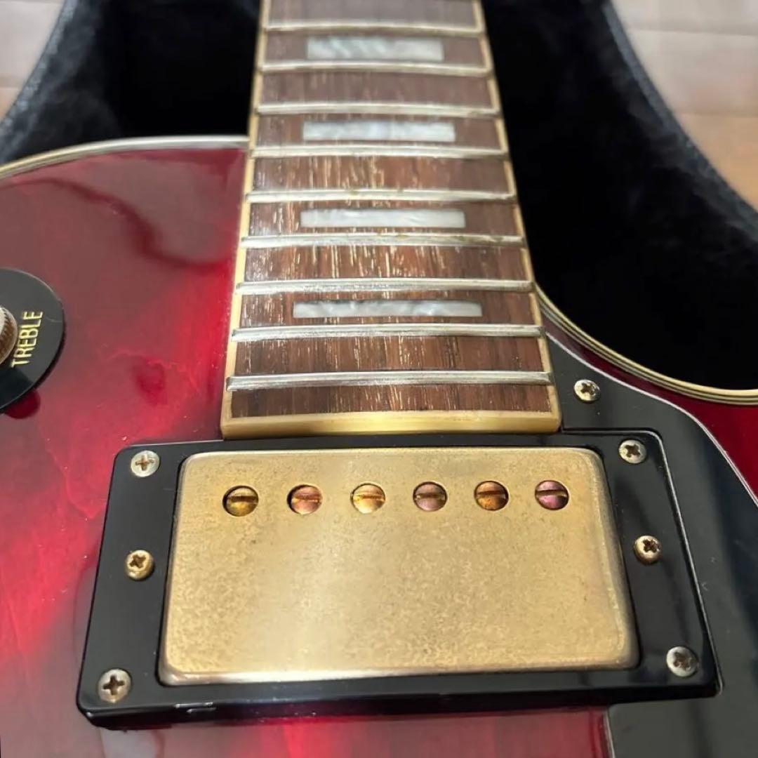 Epiphone Les Paul custom wine red ワインレッド