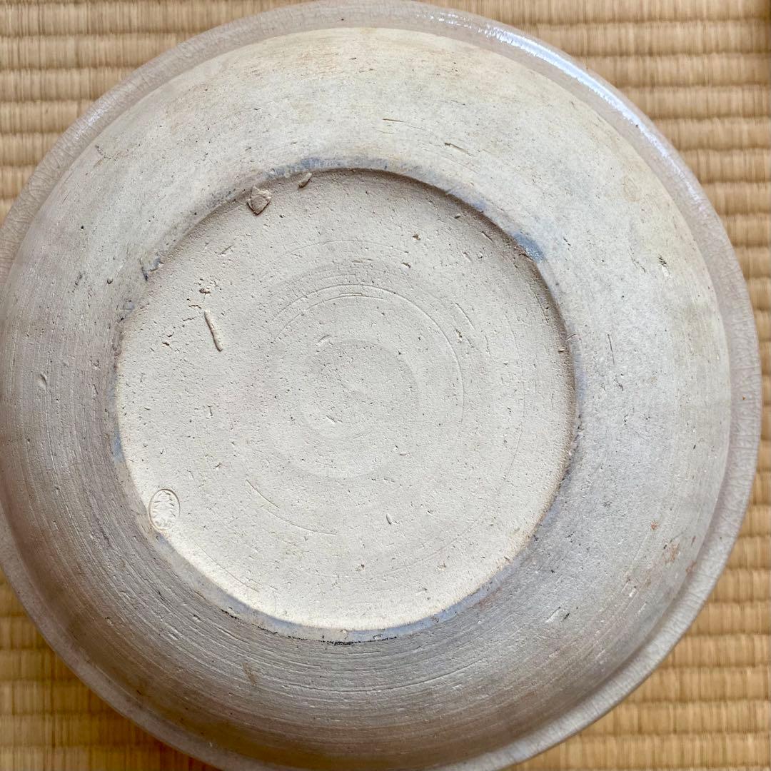 萩焼 白萩 耳付水指 茶道具 陶印あり 銘：松 貫入 梨地 水差し 骨董 共蓋付
