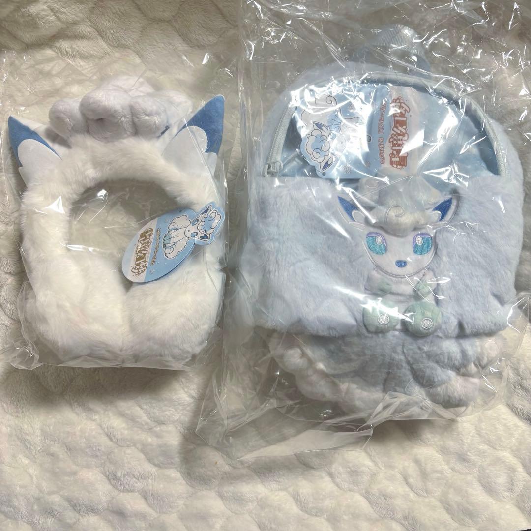 アローラロコン イヤーマフ 耳あて リュック 海外ポケモンセンター限定 未開封