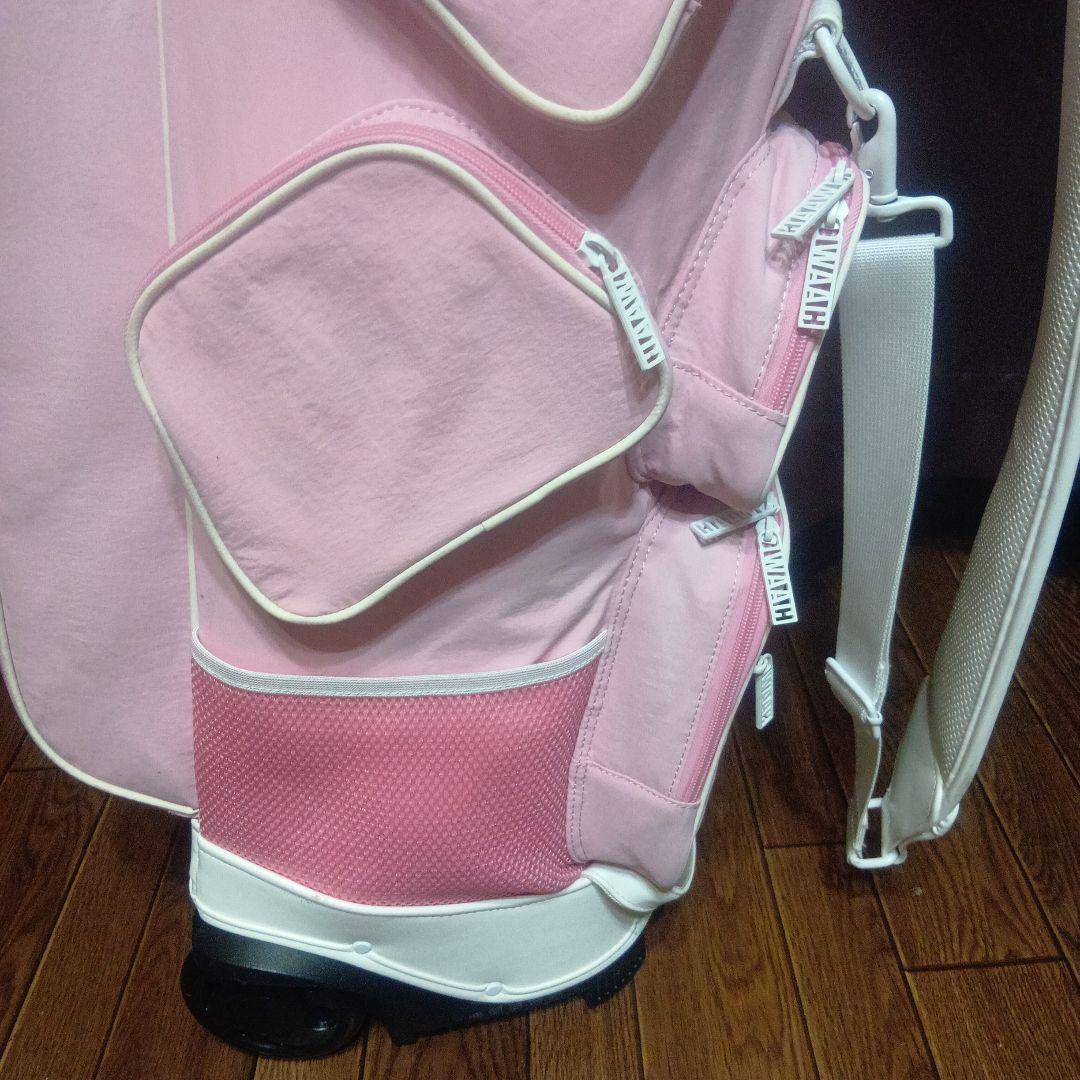 ❤WAAC❤ワック キャディーバック ホイール付き ピンク