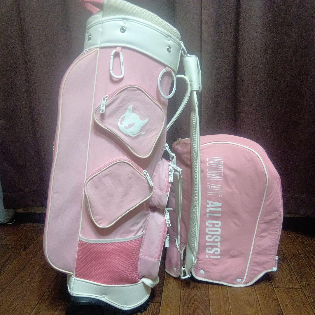 ❤WAAC❤ワック キャディーバック ホイール付き ピンク