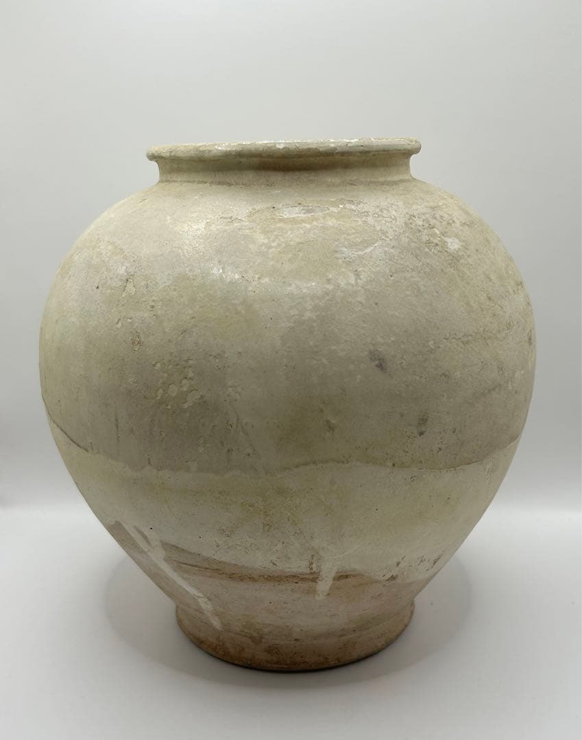 超貴重　唐時代　白磁大壺　アンティーク　送料込み0626