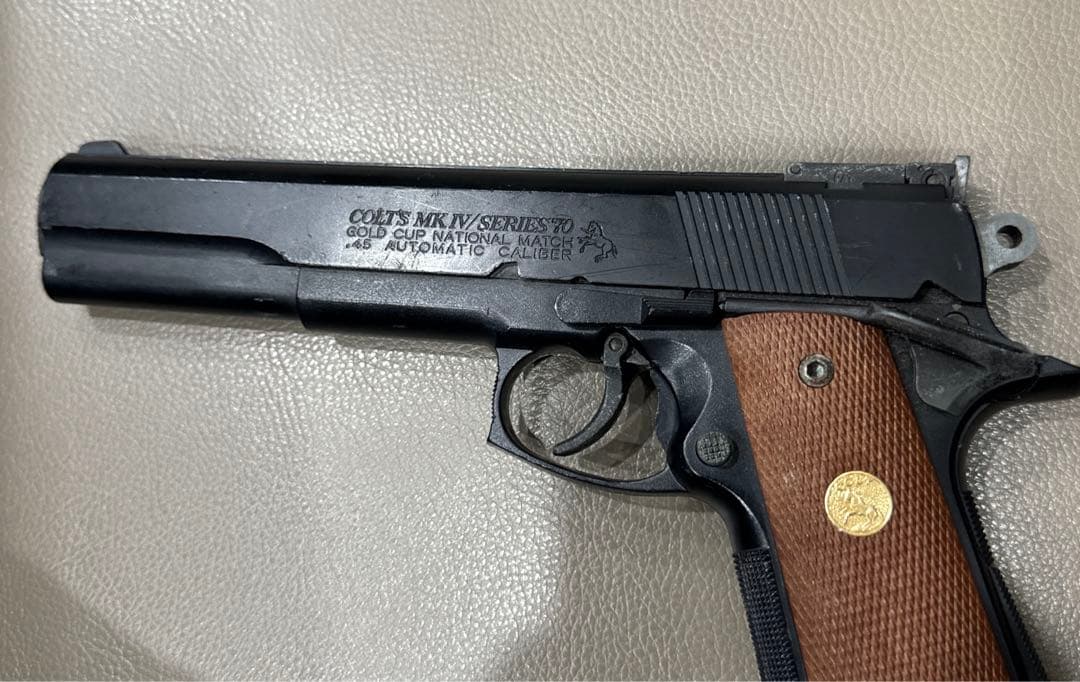 動作品ガスガン Colt Mk.IV Series'70 ゴールドカップ コルト