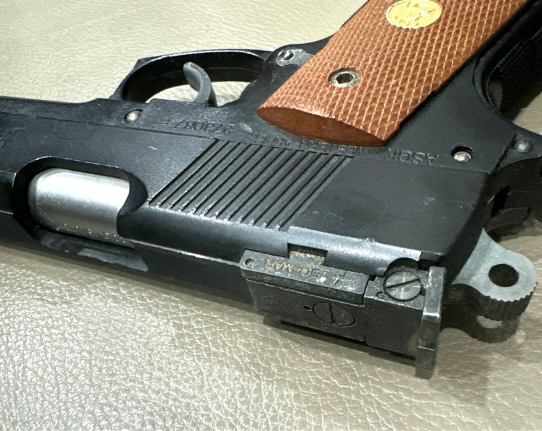 動作品ガスガン Colt Mk.IV Series'70 ゴールドカップ コルト