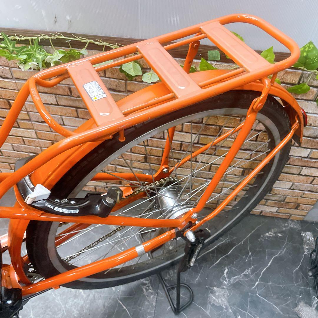 【80】電動自転車 ブリヂストン STEPCRUZ オレンジ