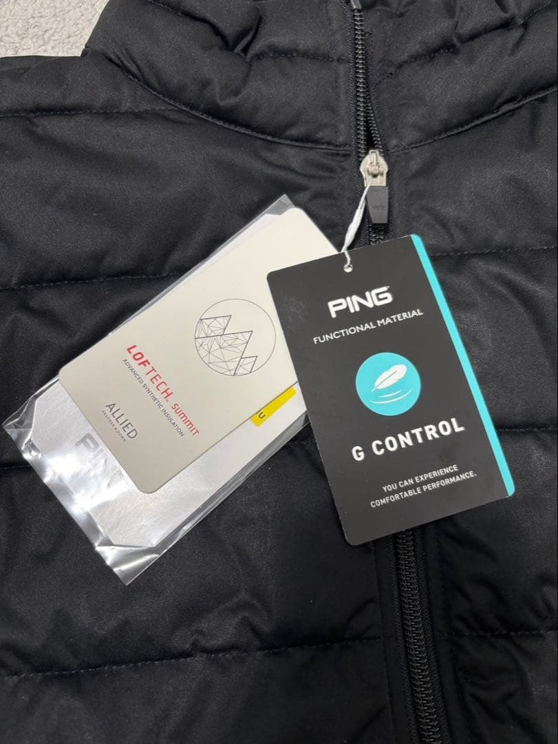 ★新品タグ付き★ PING ゴルフ 中綿ジャケット レディース Lサイズ 黒