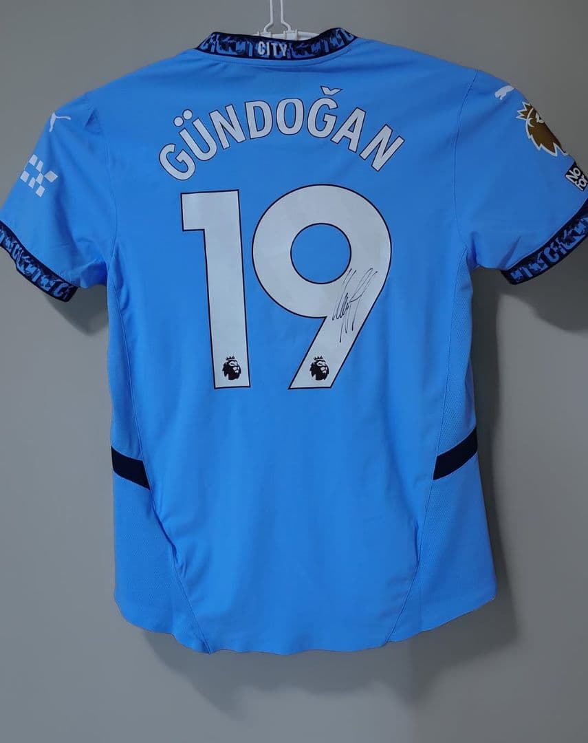 ギュンドアン　実着用ユニフォーム　サイン入り　鑑定オプションあり