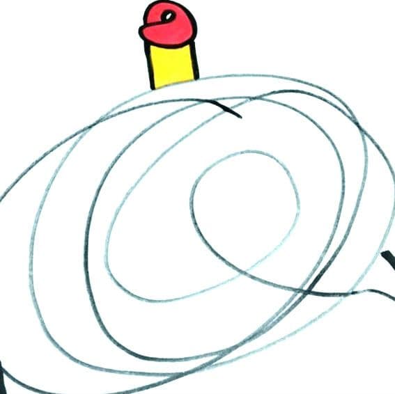 ☆ 元永 定正 原画 色紙