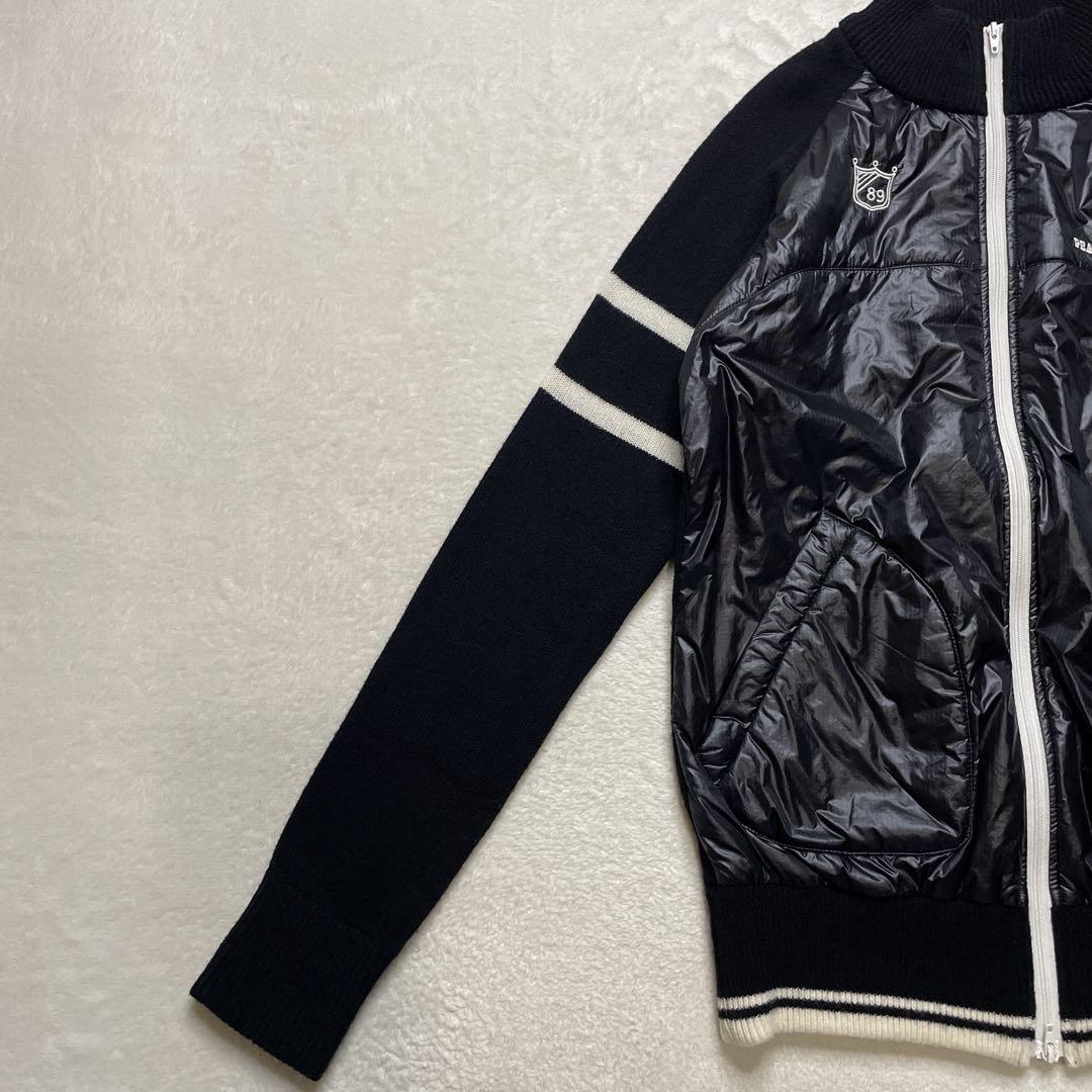 PEARLYGATES 異素材　ジャケット　ウール　ナイロン　ジップ