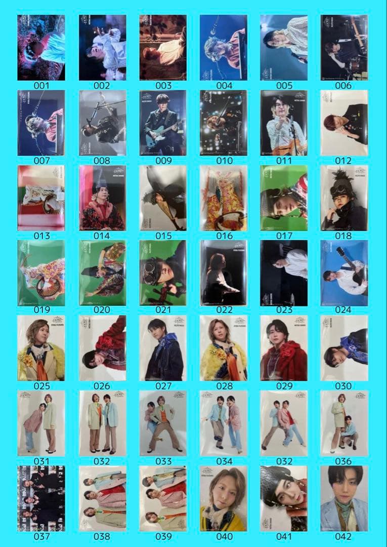 ミセス　FJORD フィヨルド　ランダム　フォトカード　ライブグッズ