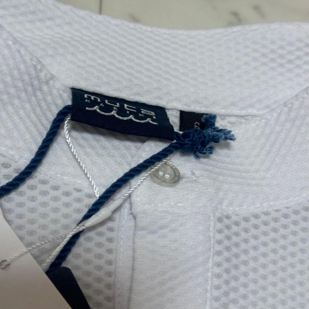 新品　muta ストレッチメッシュ切替ポロシャツ　ムータ　　6 メンズ