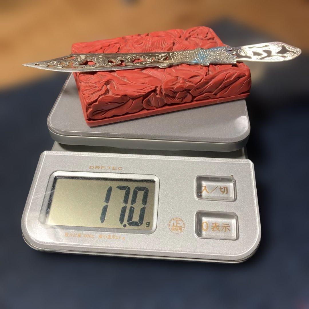 (=^▽^)σ今は過去と比べて約10倍近く…今後も期待大の銀製のペーパーナイフ