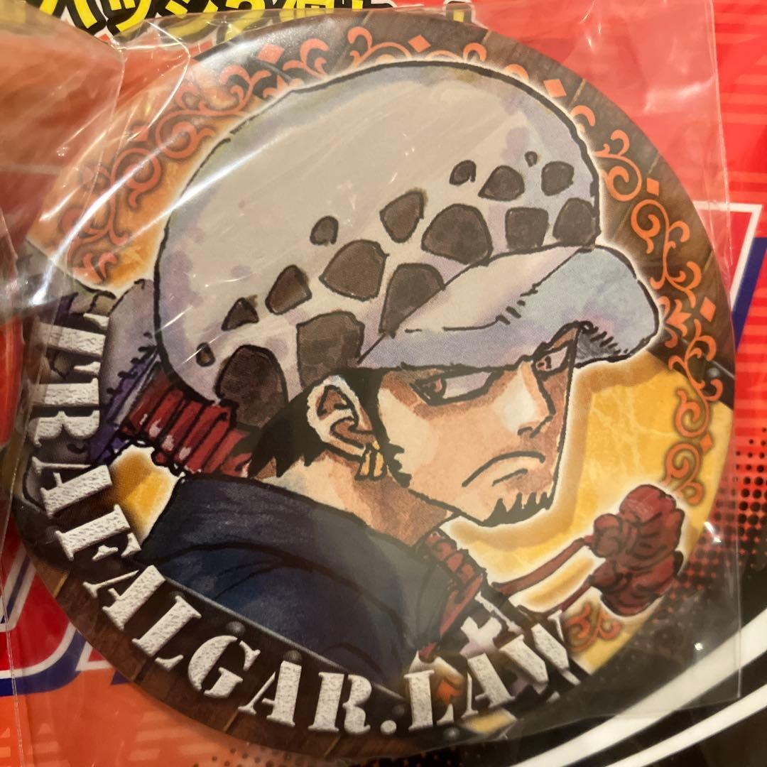 ワンピース ジャンプフェスタ JF2019 缶バッジ2個セット ルフィ ロー