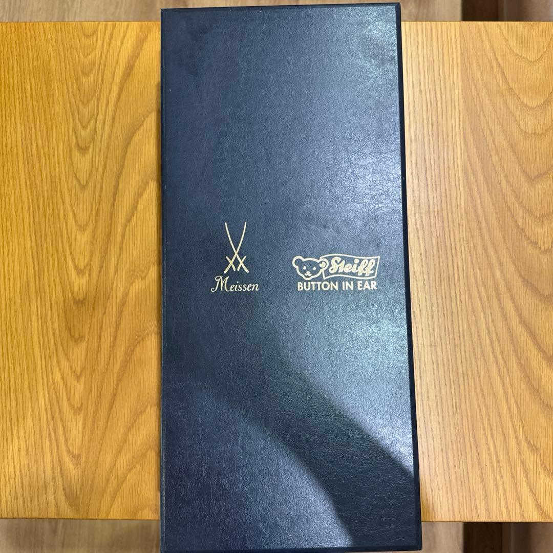 テディベアマイセン シュタイフベアとお皿　箱付き